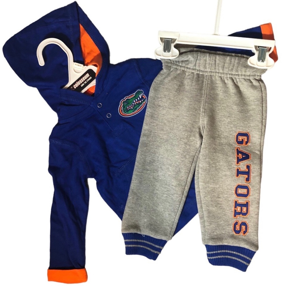 Newborn & Infant Colosseum Florida Gators Pullover Hoodie & Pants set